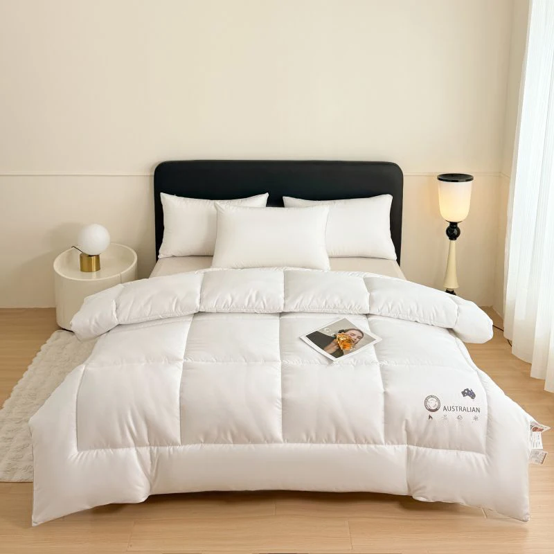 New Zealand wool quilt, thick heating blanket, ultra-fine wool four season quilt core, household double and single bedding - Image 4