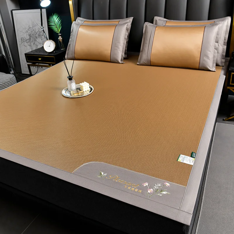 New summer cooling mat, ice silk set heat dissipating bed sheets, single naked sleeping bed sheets in student dormitories - Image 4