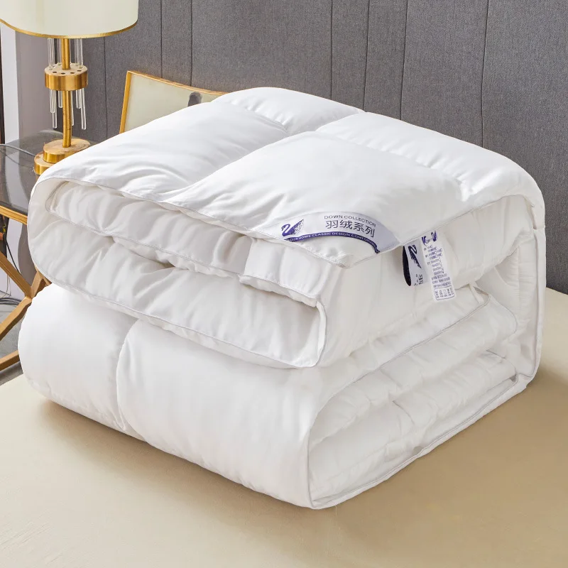 New winter thick down duvet core, quick heating warm thick quilt, household all season universal quilt - Image 2