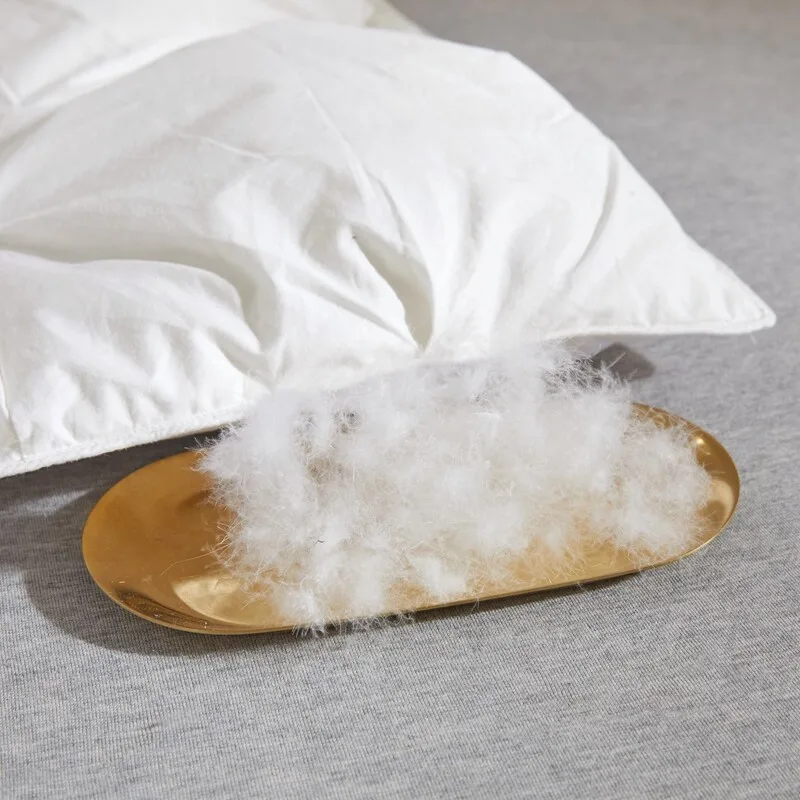 New All Cotton Twisted Flower Down Quilt, White Goose Fleece Winter Quilt, Thickened Warm Quilt Core, Five Star Hotel Quilt - Image 4