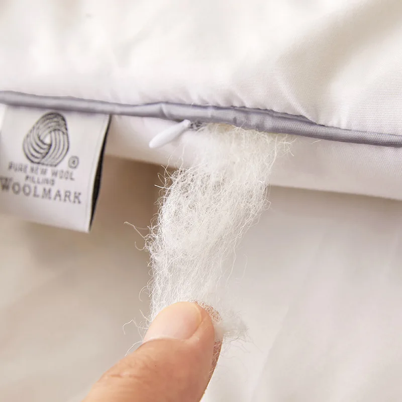 New Zealand wool quilt, thick heating blanket, ultra-fine wool four season quilt core, household double and single bedding - Image 4